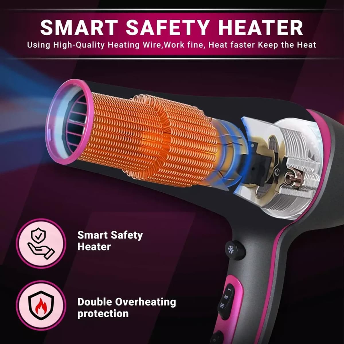 VGR Professional Hair Dryer V-402