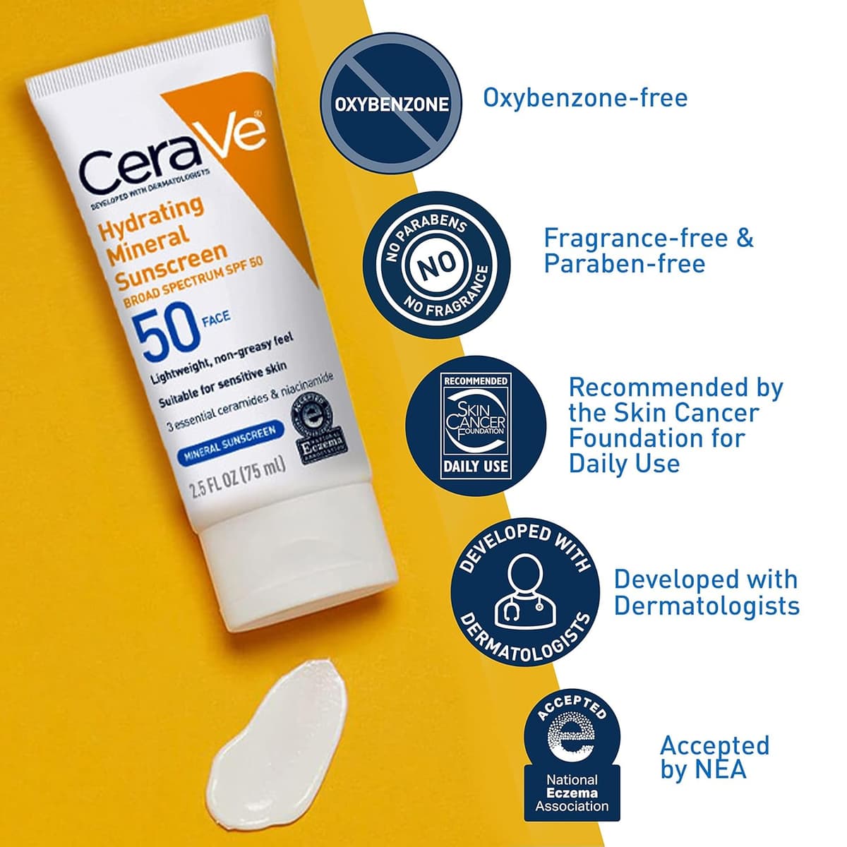 Cera Ve Hydrating Mineral Sunscreen SPF 50