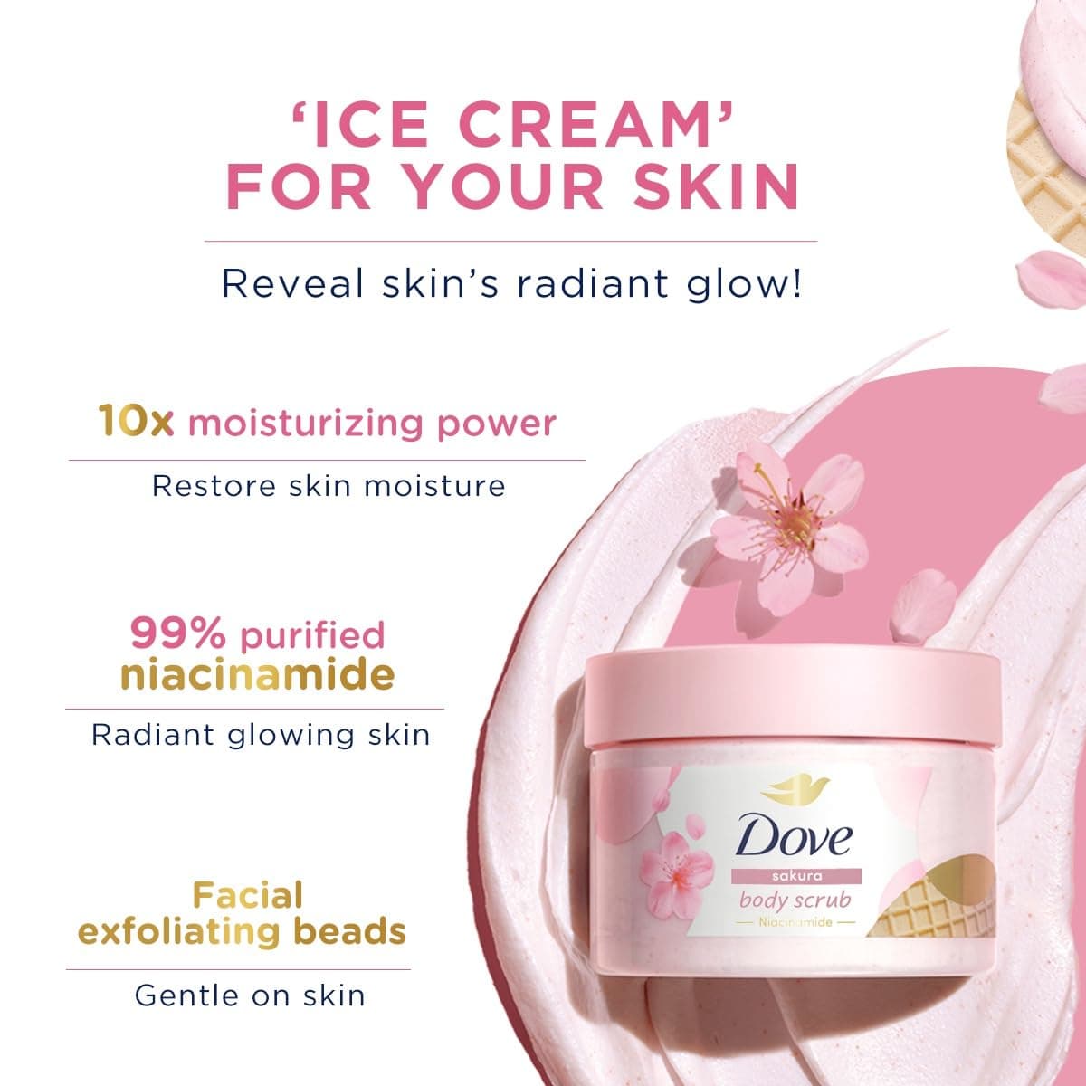Dove Sakura Body Scrub