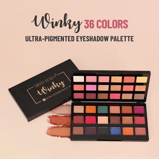 Swiss Beauty Winky Eyeshadow Palette (Multi Color 2)