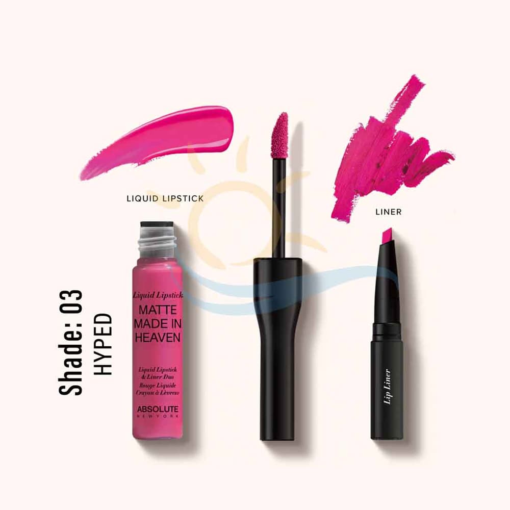 Absolute New York Matte Made in Heaven Liquid Lipstick & Liner Duo