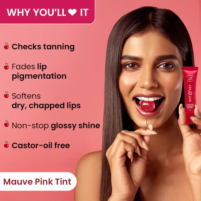 Dot & Key Gloss Boss Lip Balm (Cherry Pop)
