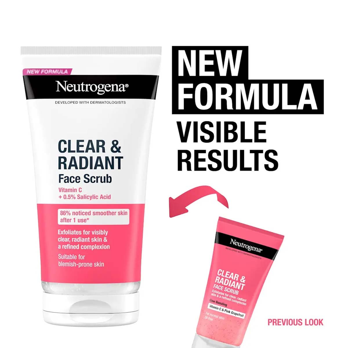 Neutrogena Clear & Radiant Daily Face Scrub