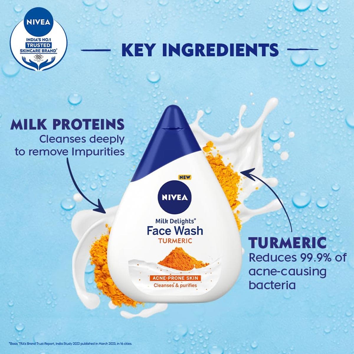 Nivea Milk Delights Turmeric Face Wash