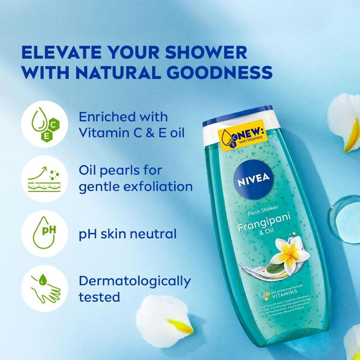 Nivea Frangipani & Oil Shower Gel