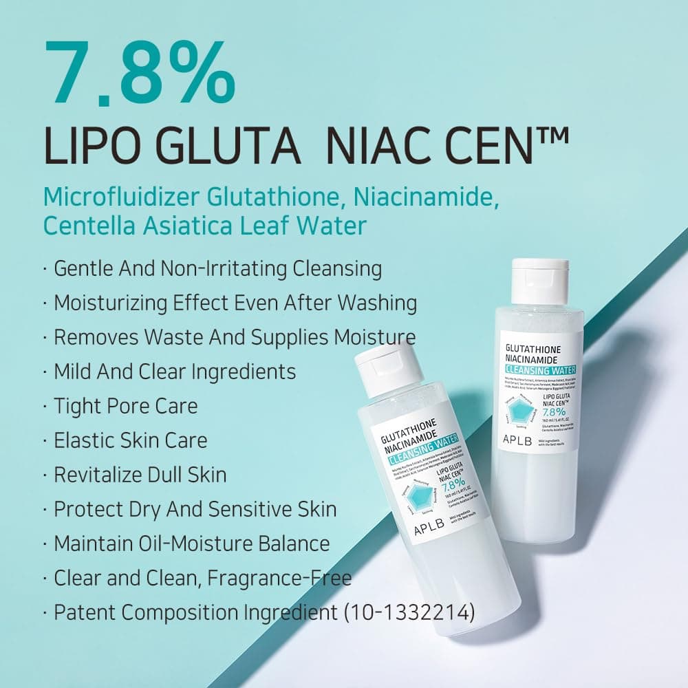 APLB Glutathione Niacinamide Cleansing Water (Exp - Nov/27)