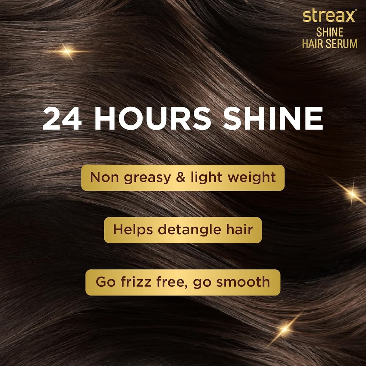 Streax Shine Hair Serum Vitalized With Walnut Oil