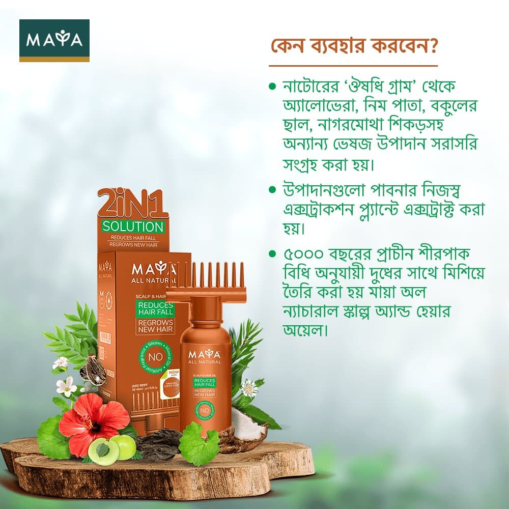 Maya All Natural Scalp & Hair Oil