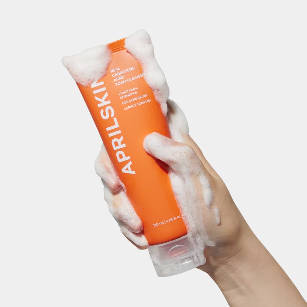 APRILSKIN Real Carrotene Acne Foam Cleanser (Exp - Sep/27)