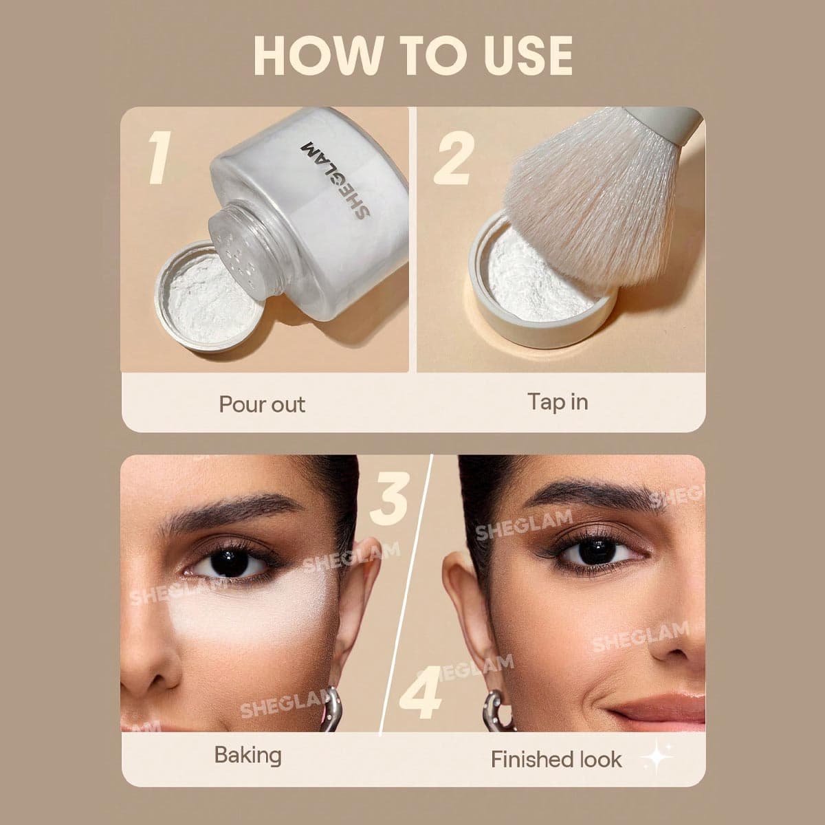 Sheglam Blur In A Bottle Loose Setting Powder-Banana