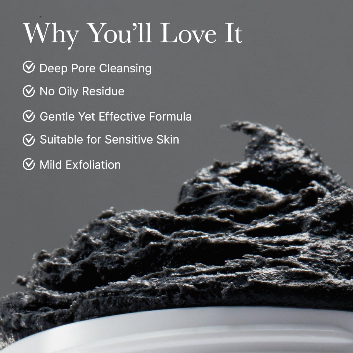 Arencia Black Tea Rice Mochi Cleanser