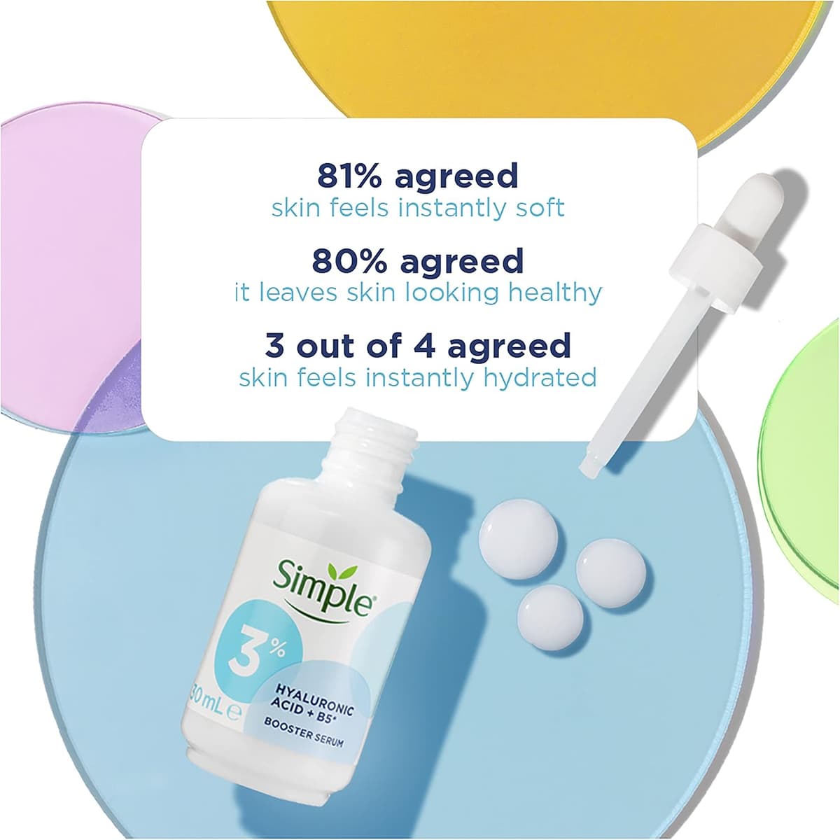 Simple Booster Serum 3% Hyaluronic Acid and B5