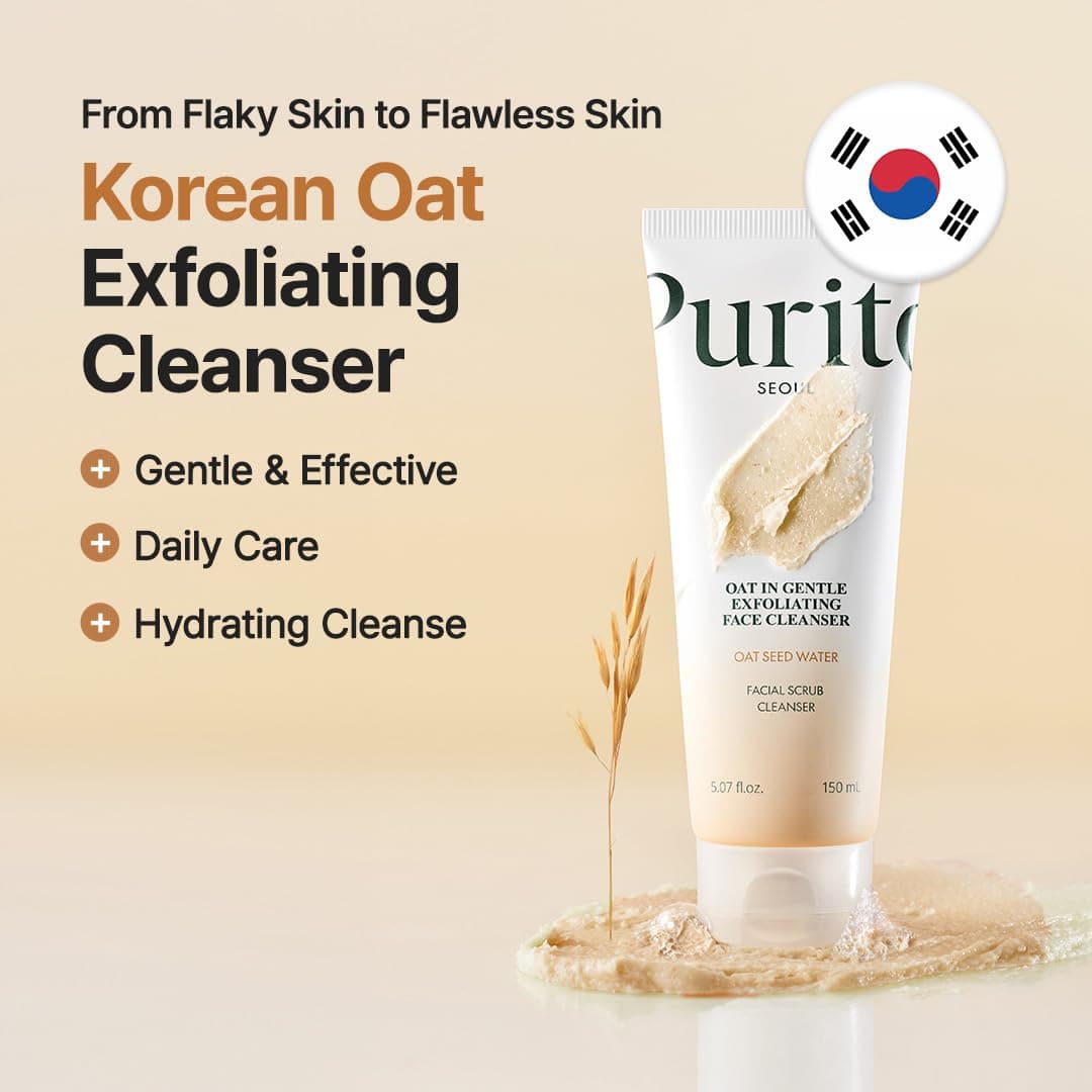 Purito Oat In Gentle Exfoliating Face Cleanser