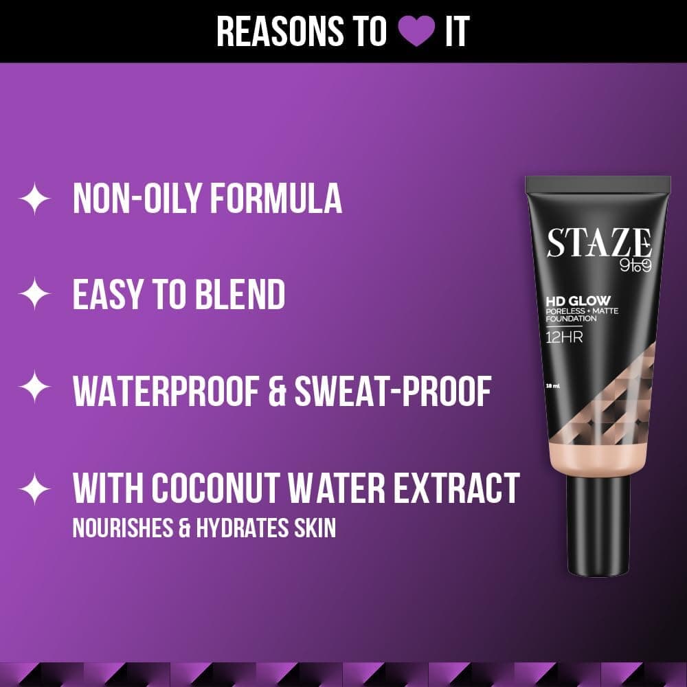 Staze 9to9 HD Glow Foundation