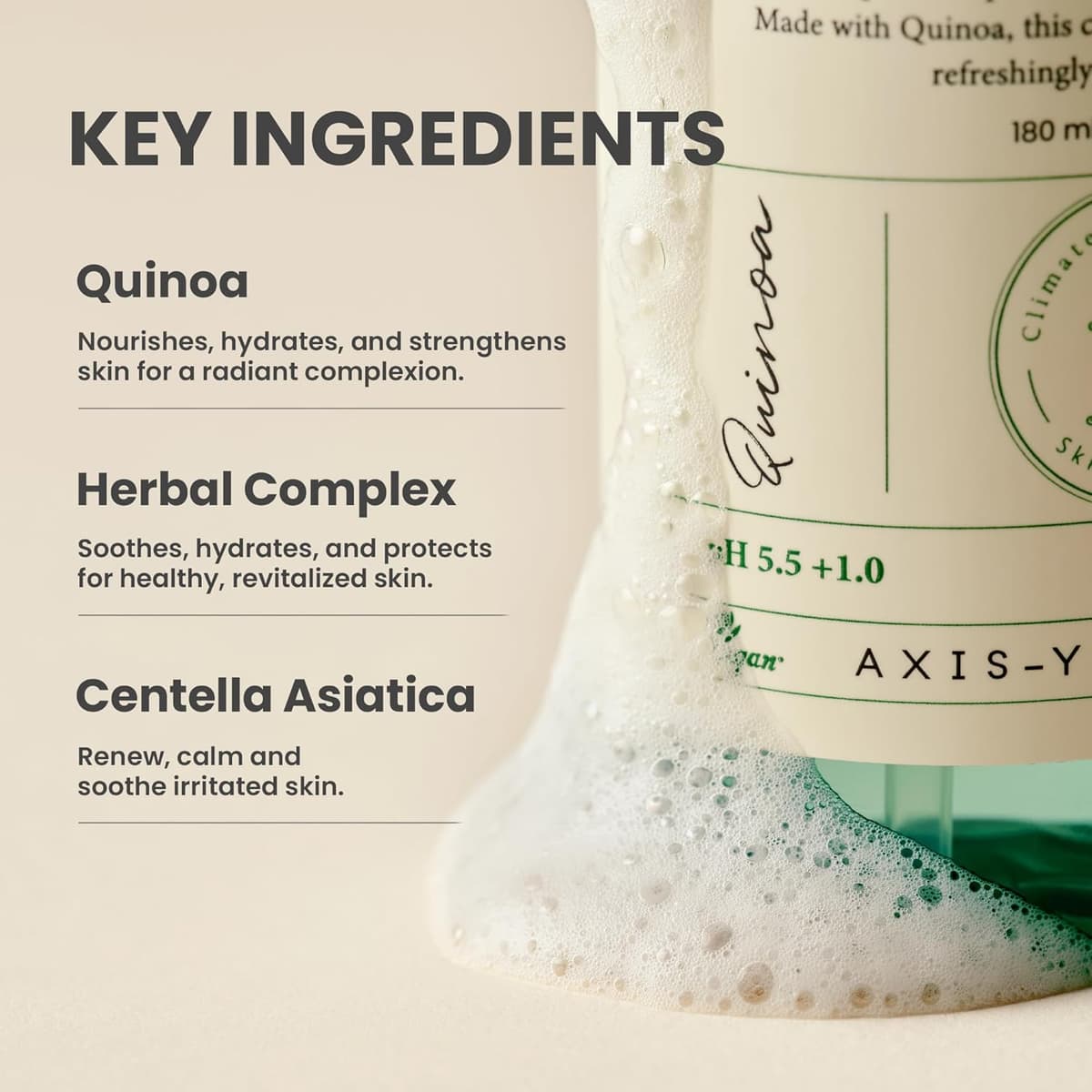 Axis Y Quinoa One Step Balanced Gel Cleanser