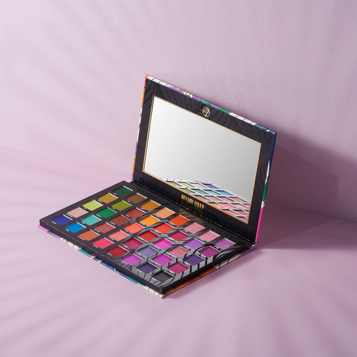 W7 Mardi Gras Pressed Pigment Palette (40 Shades)