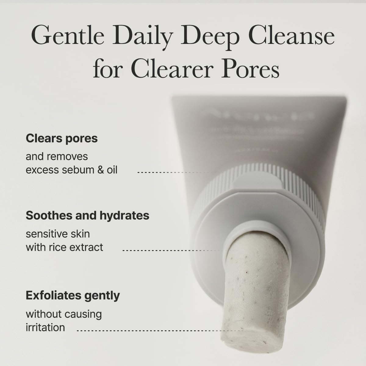 Arencia Rice+LHA Pore Control Rice Cake Cleanser
