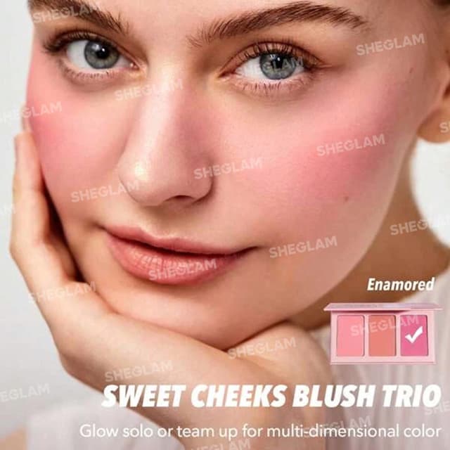 Sheglam Sweet Cheeks Blush Trio - Enamored