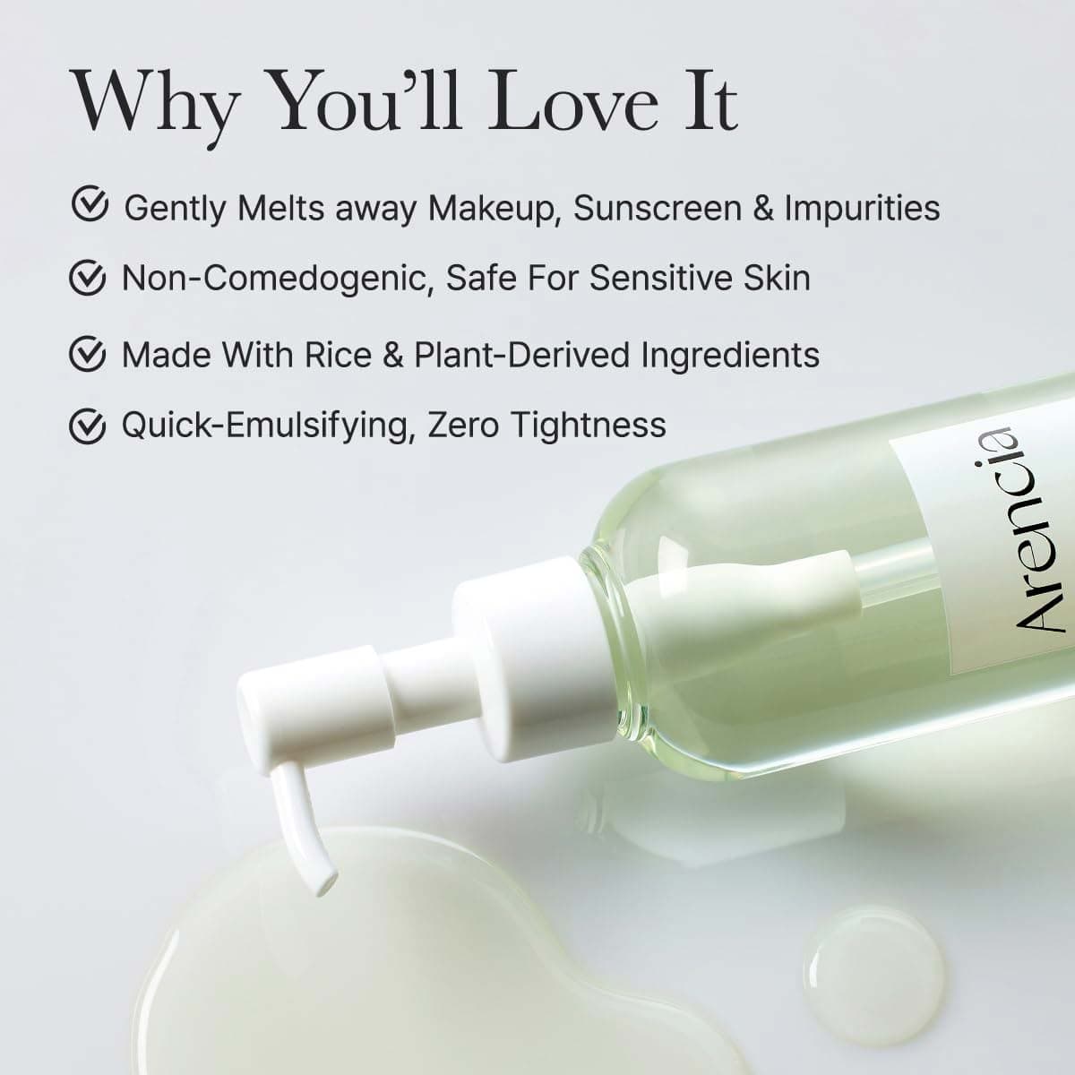Arencia Pore Melt Mochi Cleansing Oil