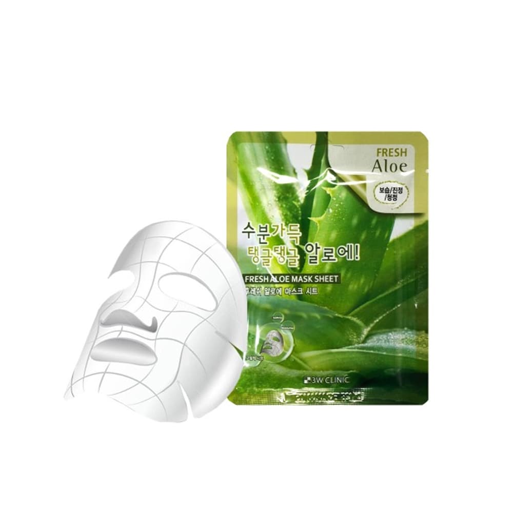 3w Clinic Fresh Aloe Sheet Mask
