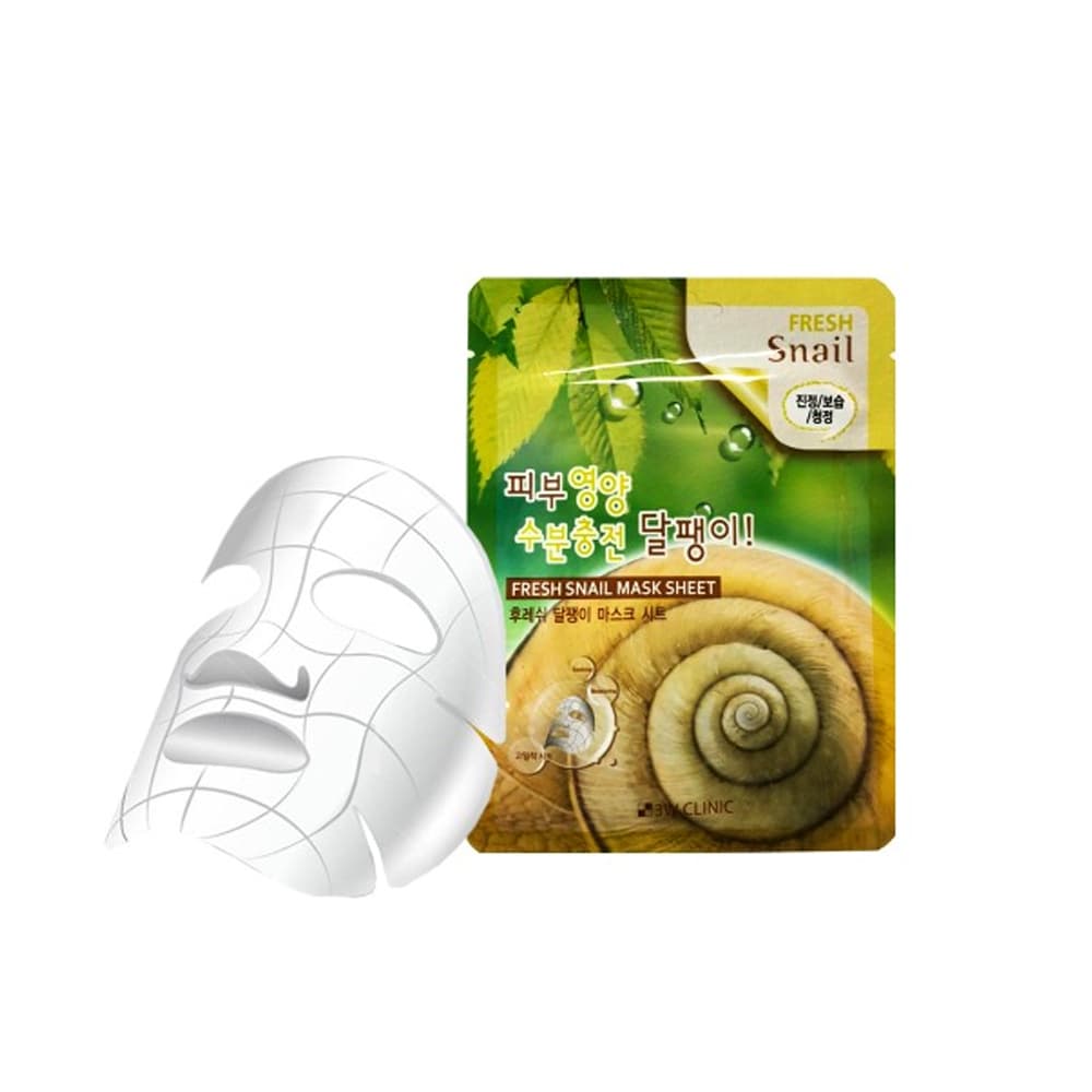 3w Clinic Fresh Snail Sheet Mask