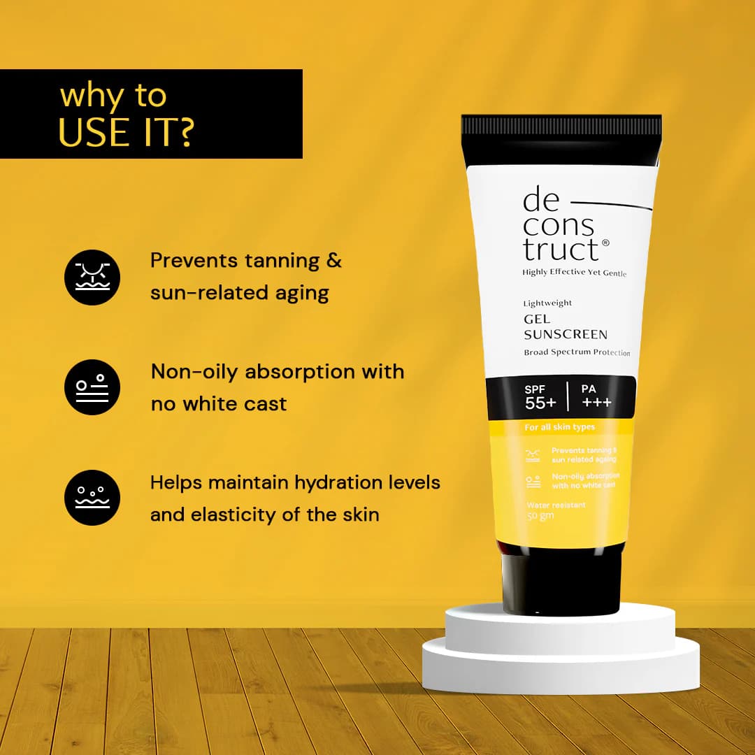 Deconstruct Gel Sunscreen SPF 55+ PA+++