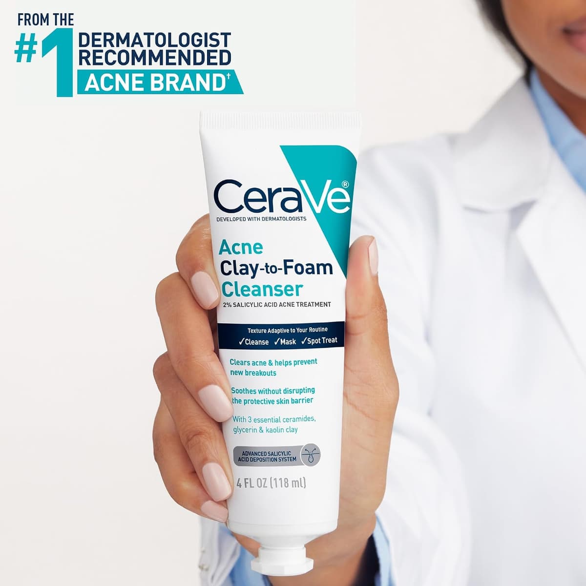 Cera Ve Acne Clay to Foam Cleanser