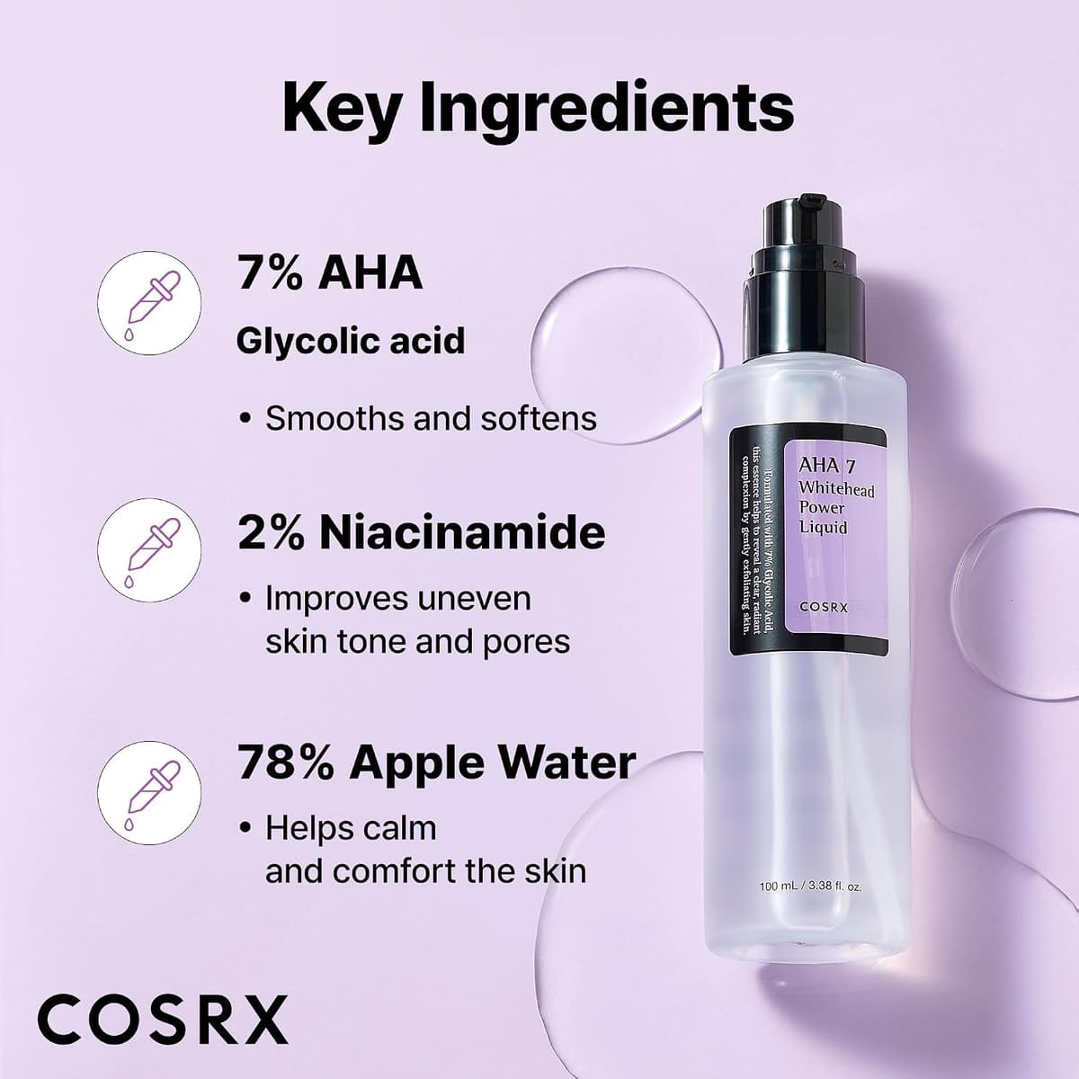 Cosrx AHA 7 Whitehead Power Liquid