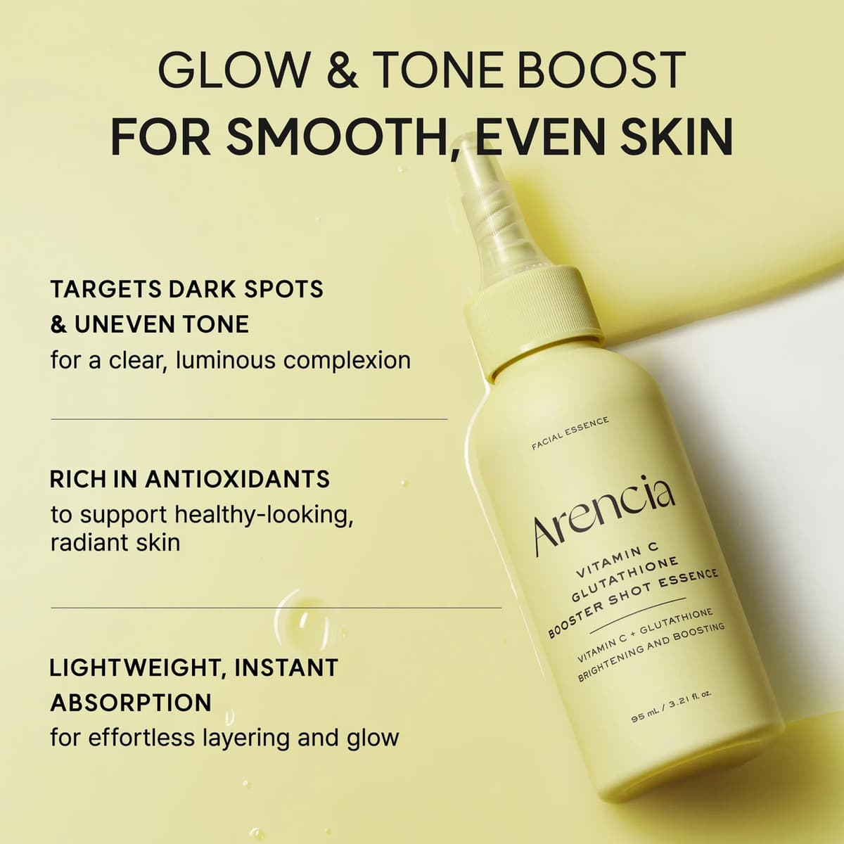 Arencia Vitamin C Glutathione Booster Shot Essence