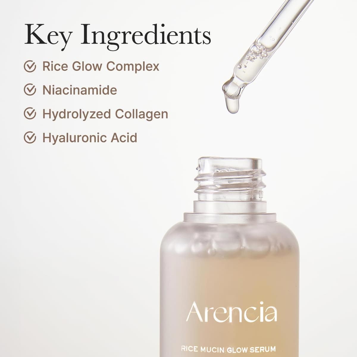 Arencia Rice Mucin Glow Serum