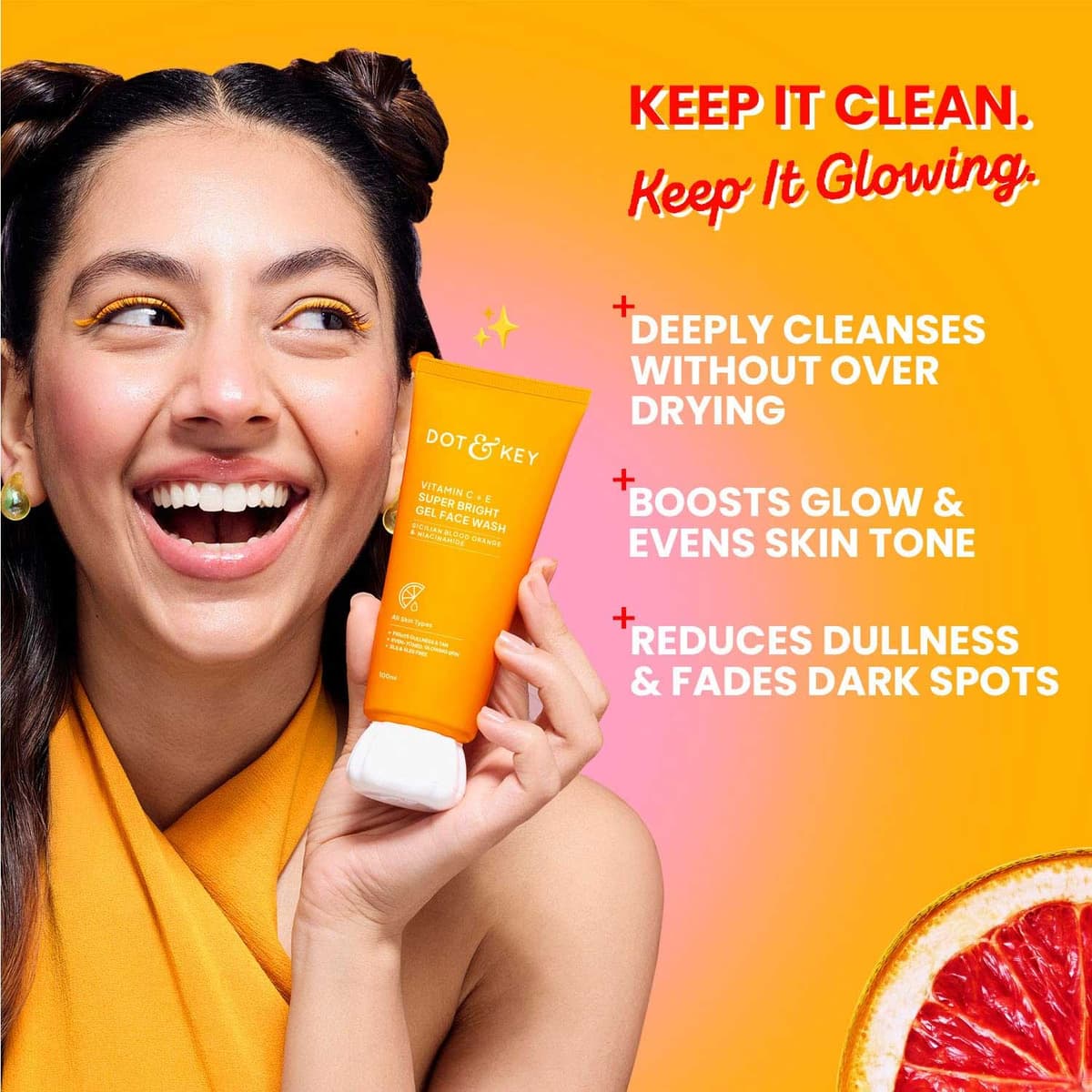 Dot & Key Vitamin C+E Super Bright Gel Face Wash