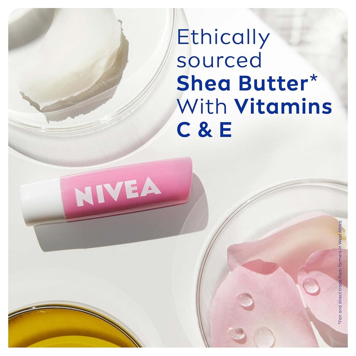 Nivea Soft Rose Caring Lip Balm