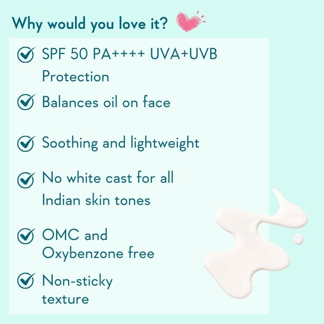 Wishcare Niacinamide Oil Balance Fluid Sunscreen  SPF50 PA++++