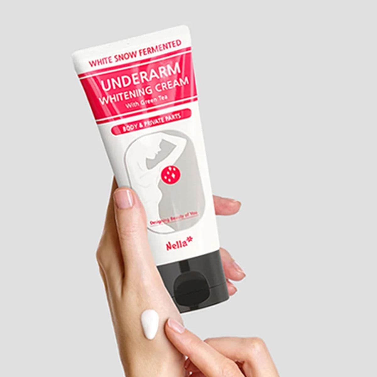 Nella – White Snow Fermented Underarm Whitening Cream With Green Tea