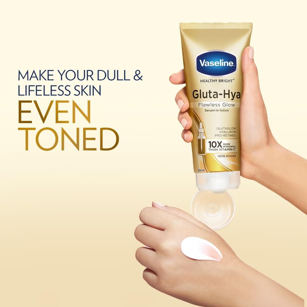 Vaseline Gluta-Hya Flawless Glow Serum in Lotion (Indian Variant)