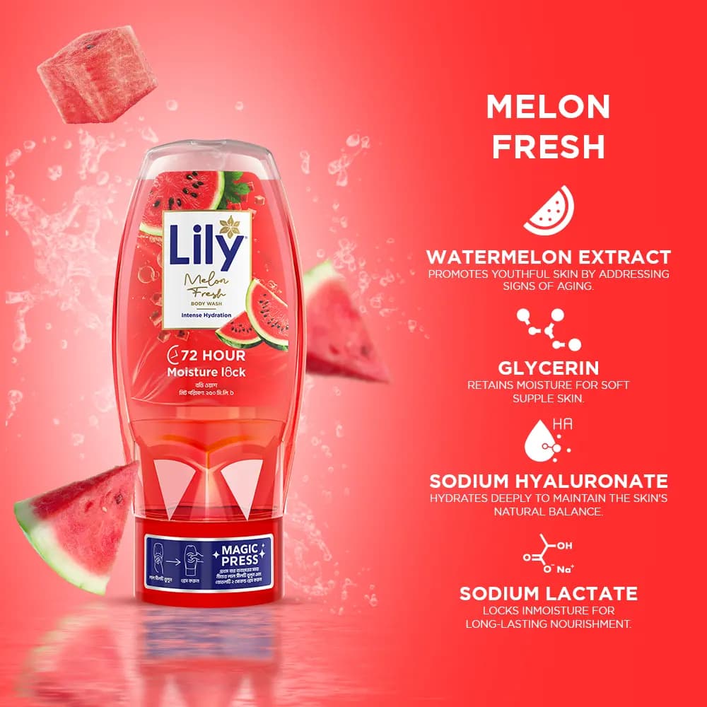 Lily Melon Fresh Body Wash