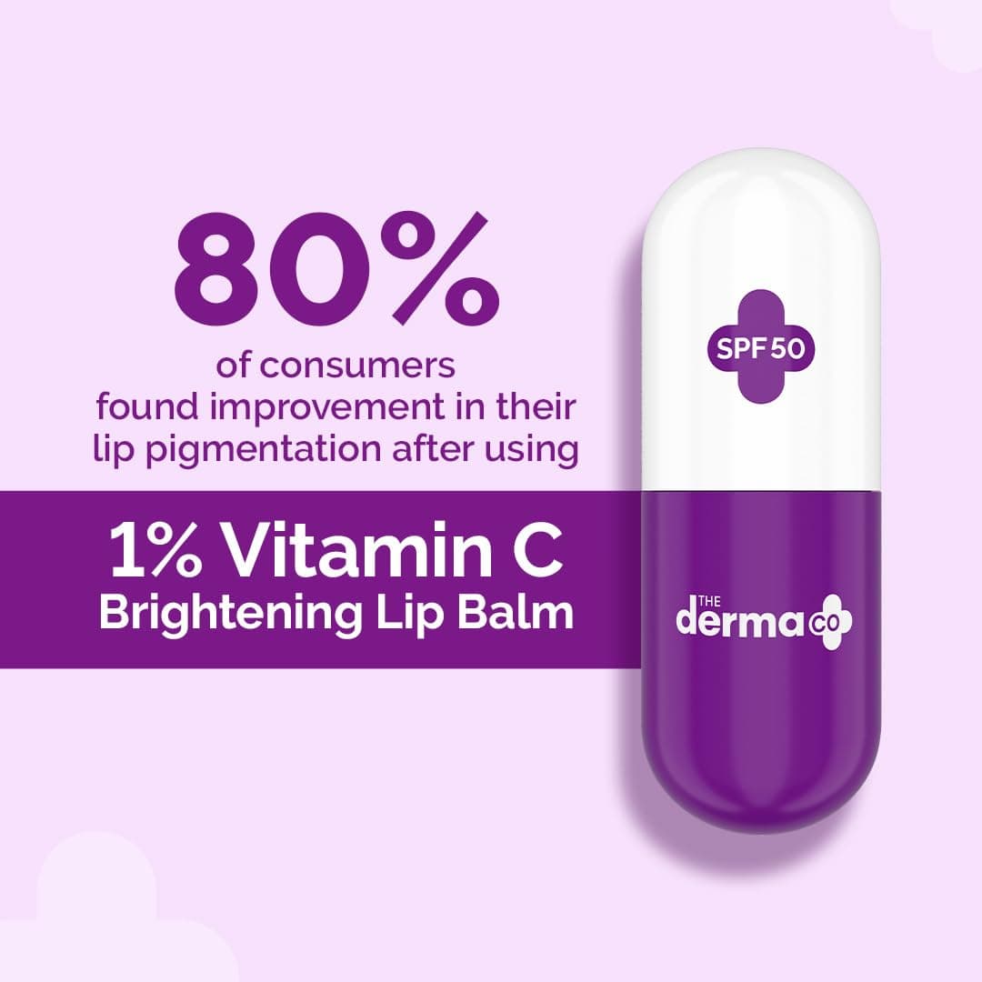The Derma Co 1% Vitamin C Brightening Lip Balm