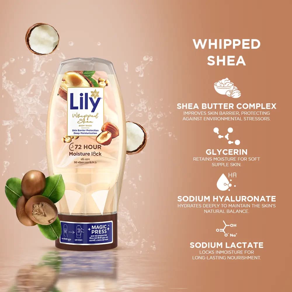 Lily Whipped Shea Body Wash
