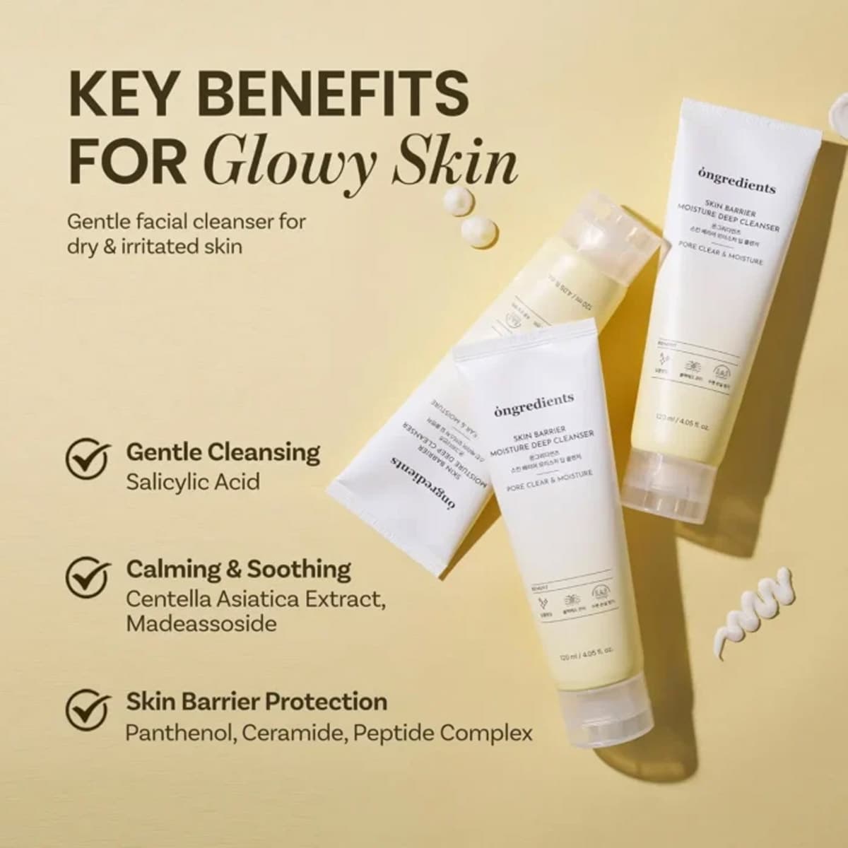 Ongredients Skin Barrier Moisture Deep Cleanser