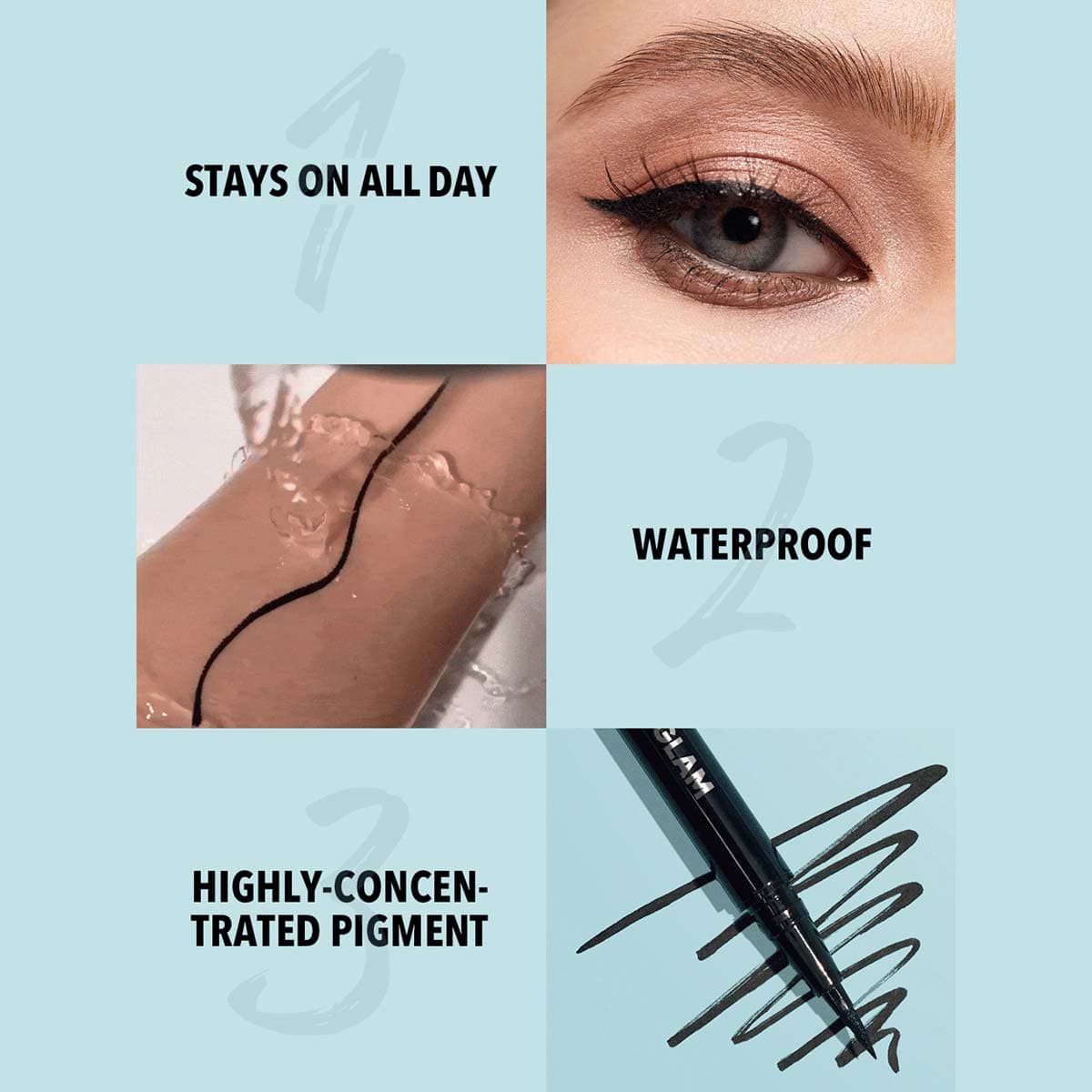 Sheglam Pro Precision Waterproof Liquid Eyeliner-Black