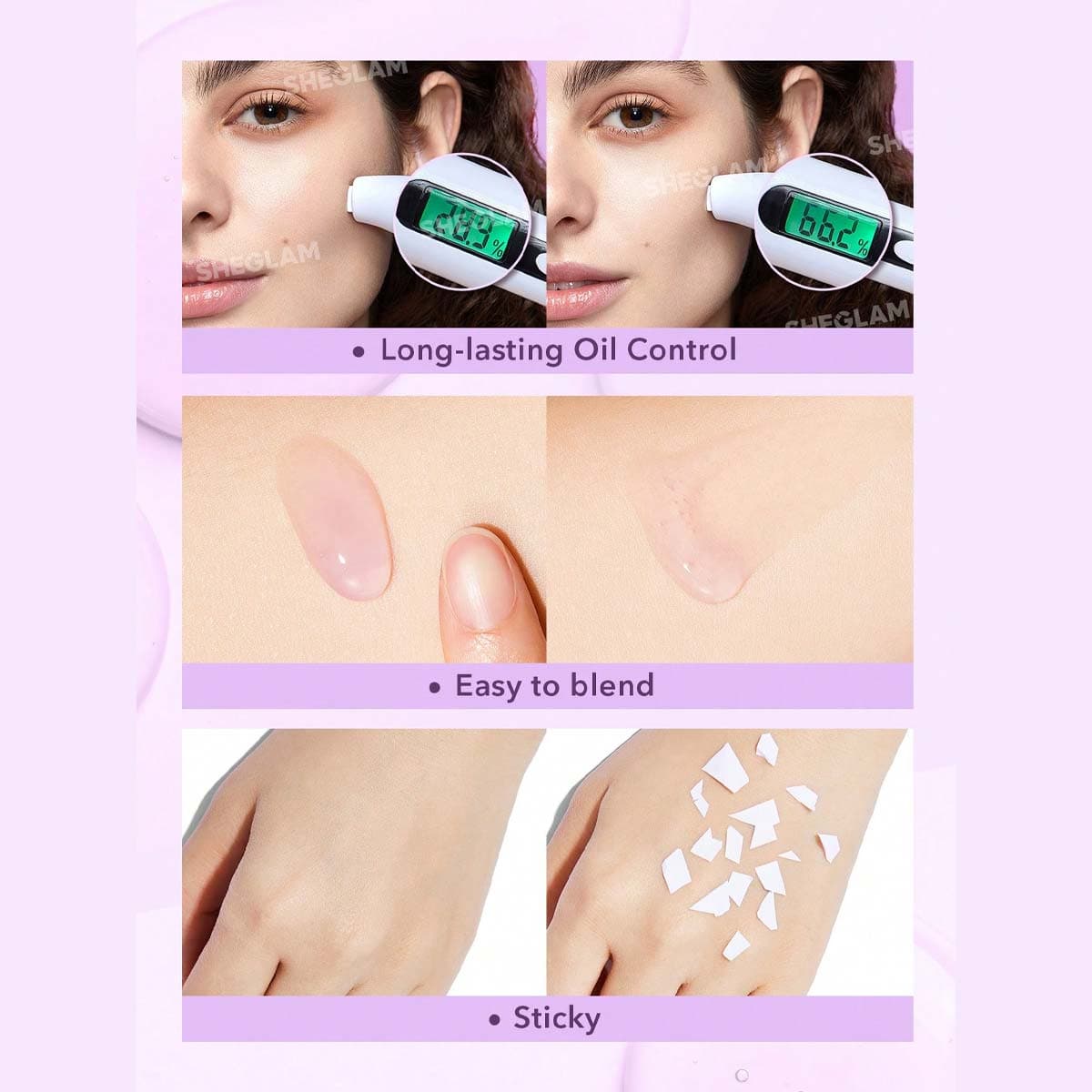 Sheglam Good Grip Hydrating Primer-Blueberry + AHA