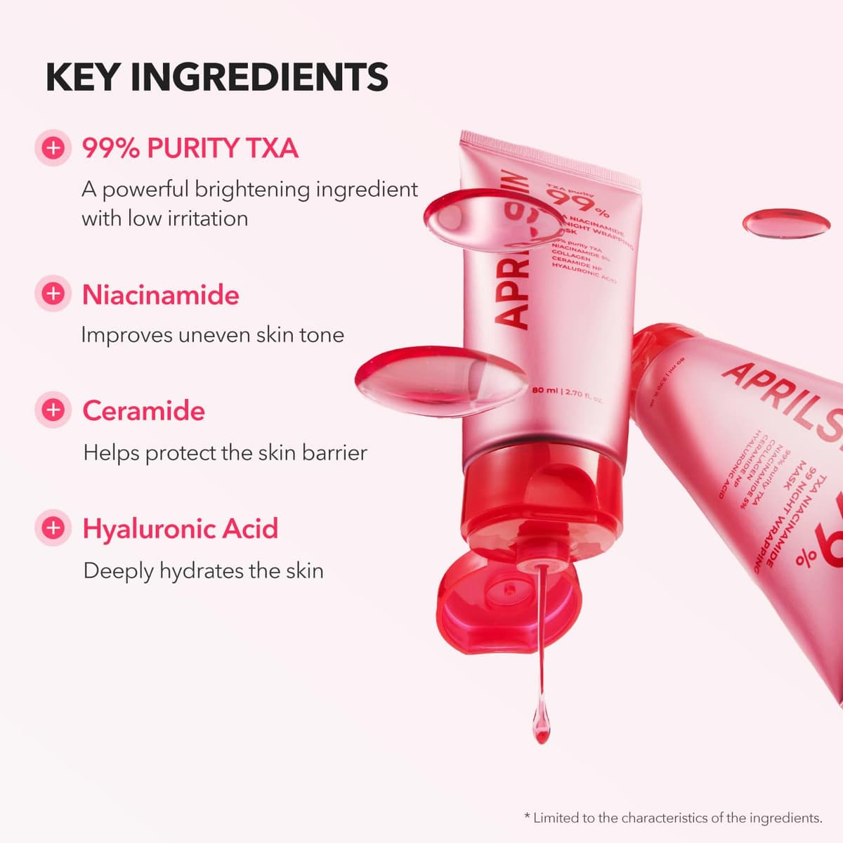 APRILSKIN TXA Niacinamide 99 Overnight Wrapping Mask