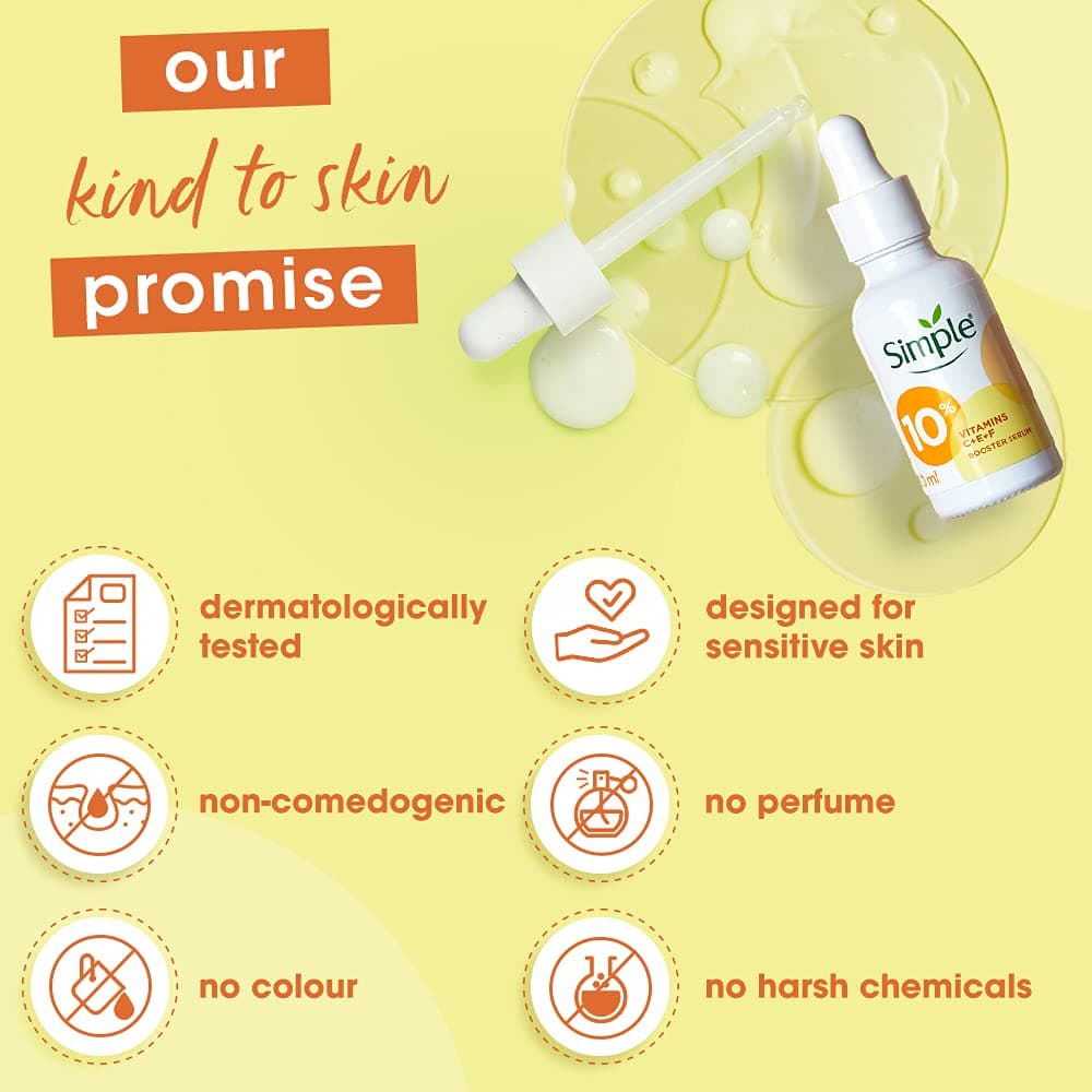 Simple Booster Serum 10% Vitamins C + E + F