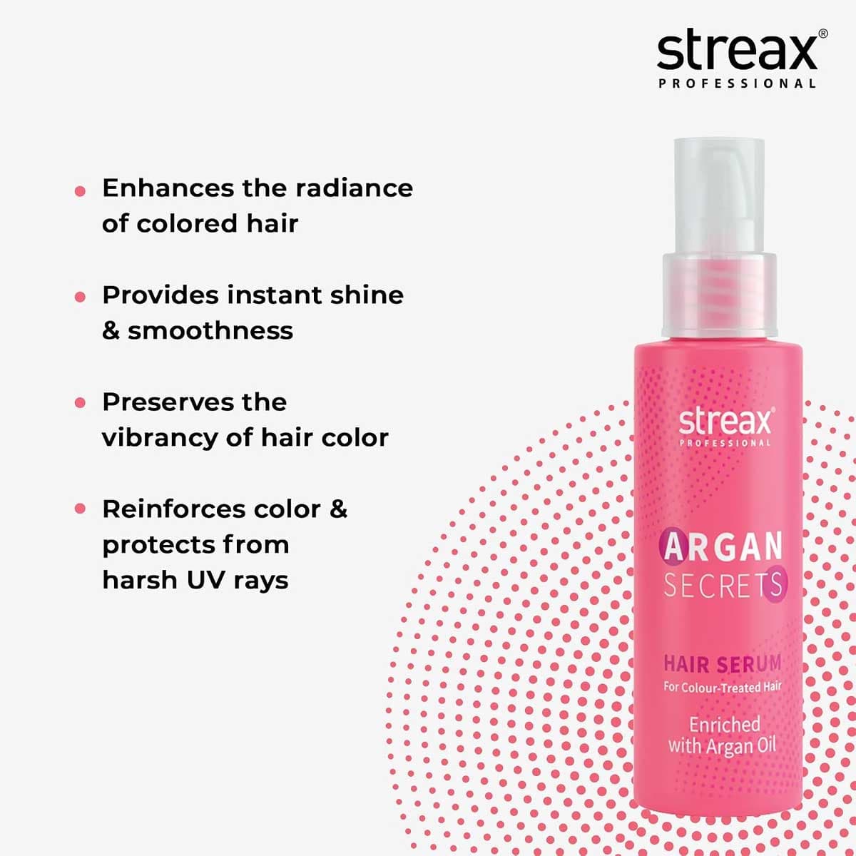 Streax Argan Secrets Hair Serum