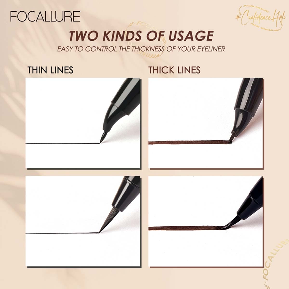 Focallure Lasting Waterproof Liquid Eyeliner FA200