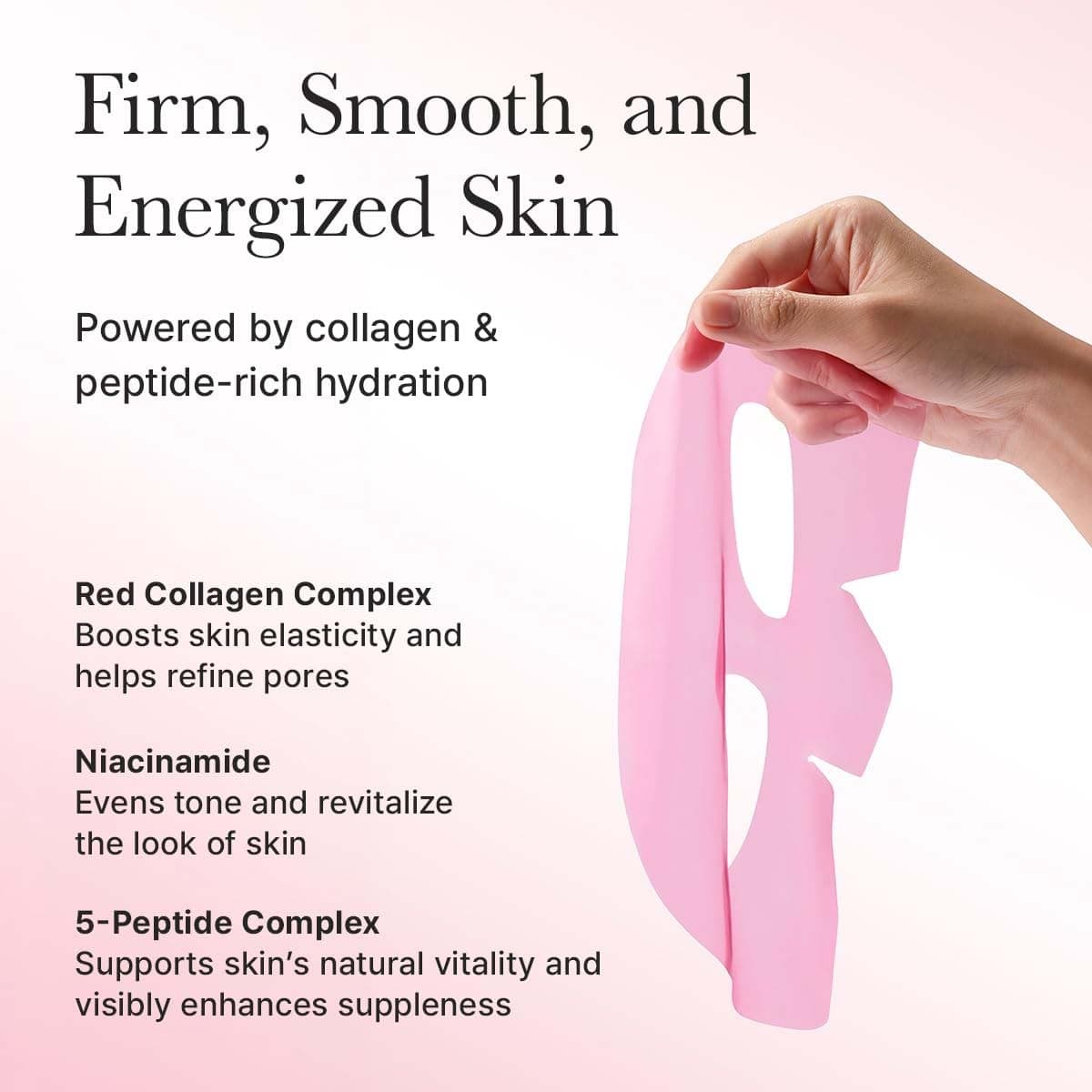 Arencia Red Collagen Jello Mask (4 Pcs Mask)