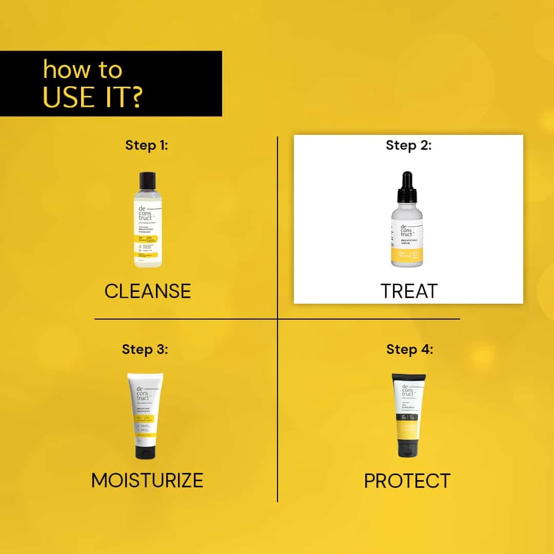 Deconstruct Brightening Niacinamide Serum - 10% Niacinamide + 0.3% Alpha Arbutin