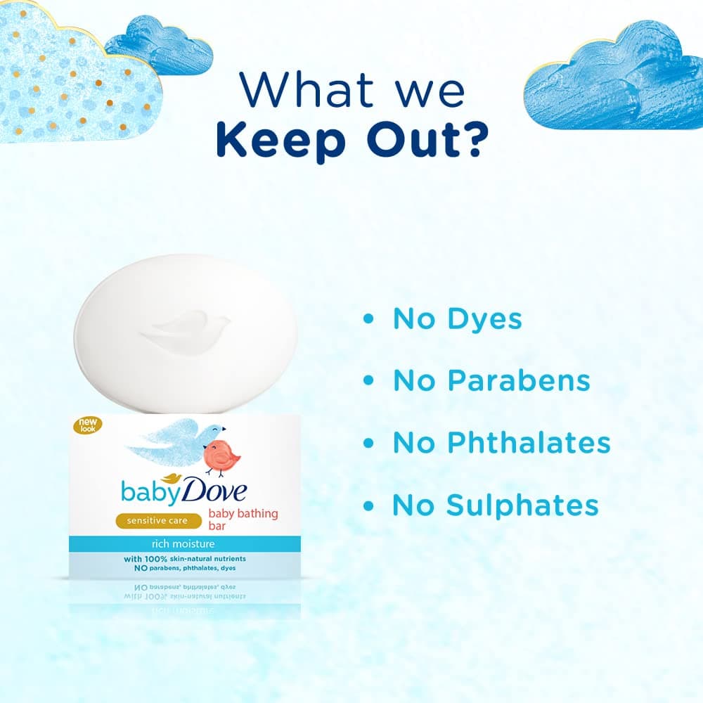 Dove Baby Bathing Bar Rich Moisture