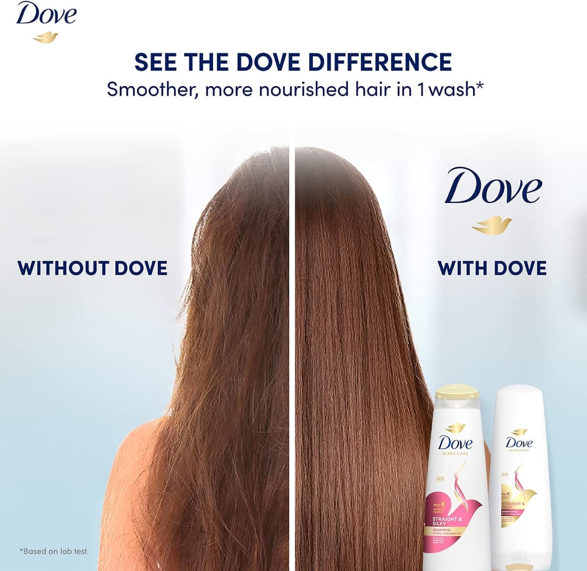 Dove Ultra Care Straight & Silky Shampoo