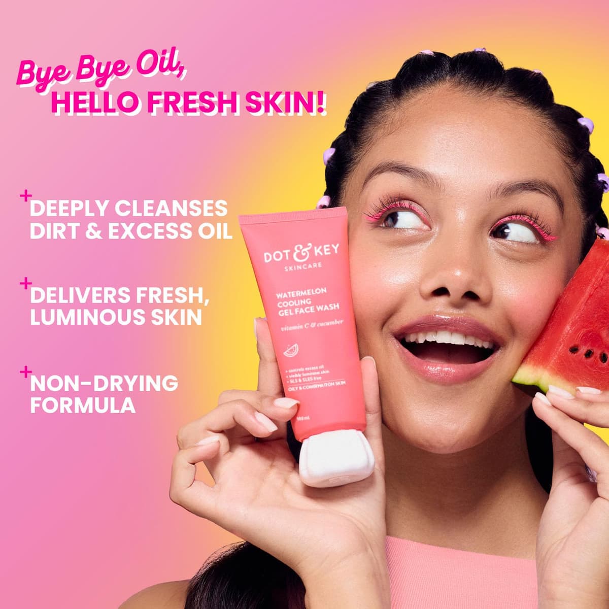 Dot & Key Watermelon Refresh Gel Face Wash